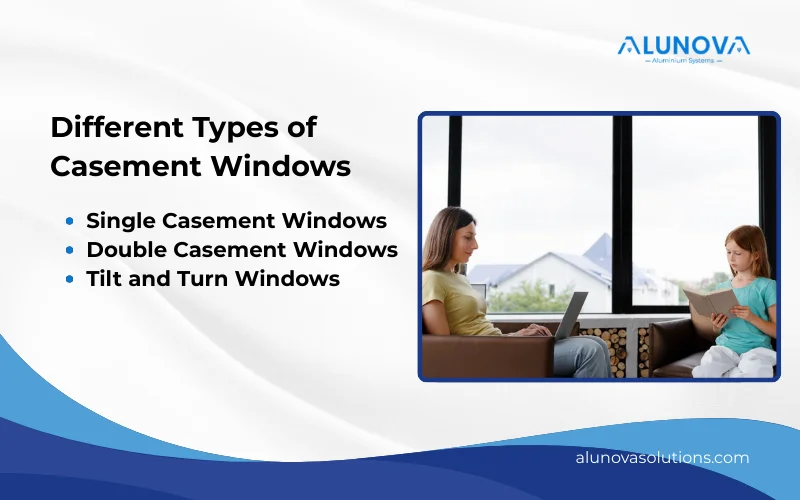 different types of casement windows